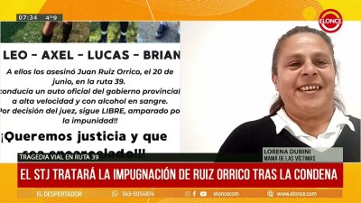 Caso Ruiz Orrico: &ldquo;No pedimos venganza, pedimos justicia&rdquo;, insisti&oacute; la mam&aacute; de las v&iacute;ctimas